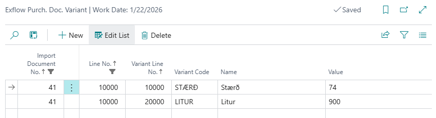 Imported-Variants