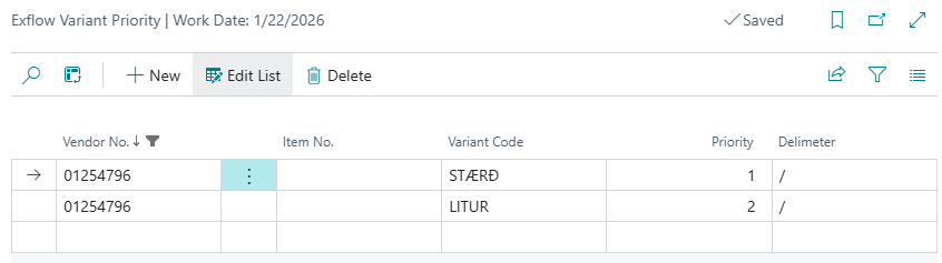 Variant-Advanced